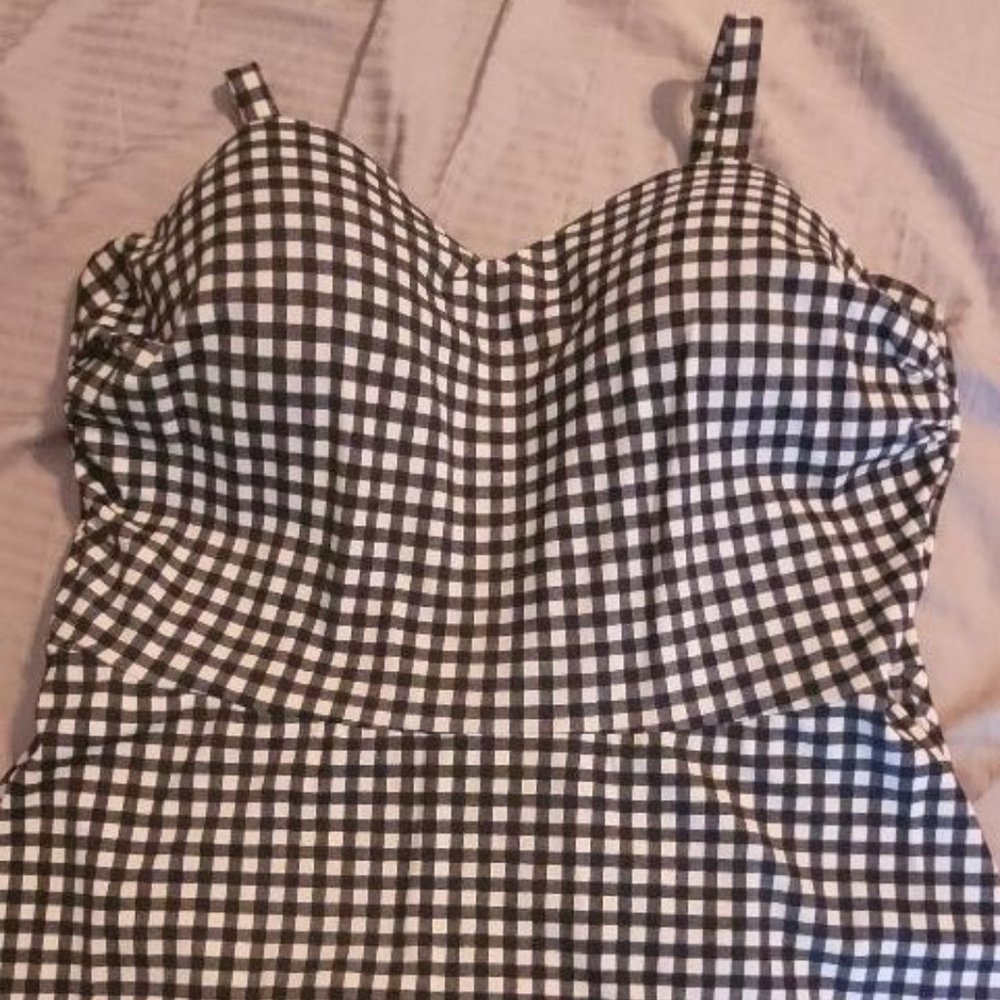 D&Co Gingham Swimdress